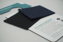 Campione esposto presso MaterialDesignPoint