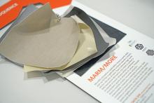 Campione esposto presso MaterialDesignPoint