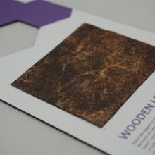 Campione esposto presso MaterialDesignPoint